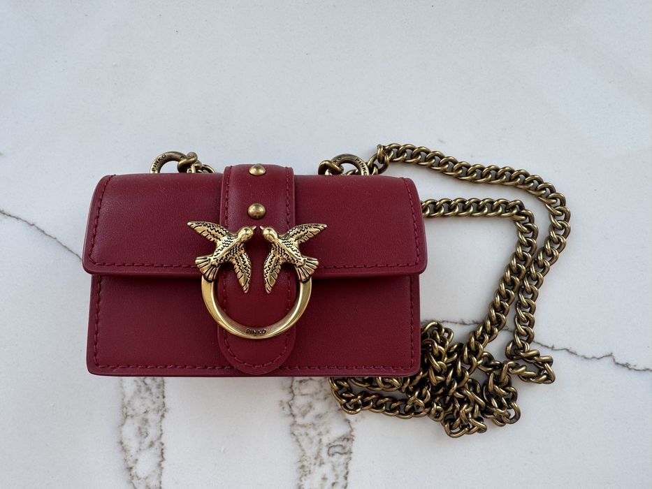 Pinko mini bag red