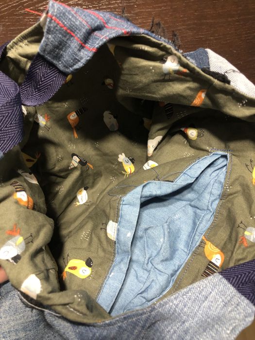 Джинсова сумка ручної роботи