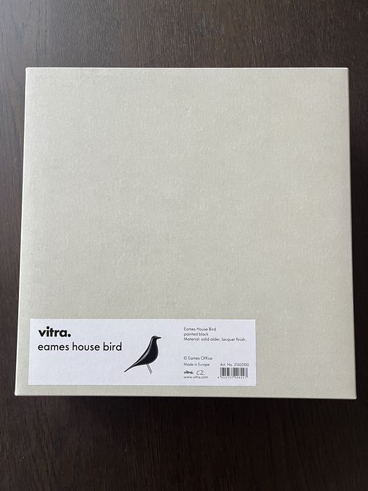Vitra Eames House Bird Black - czarny, olcha polysk