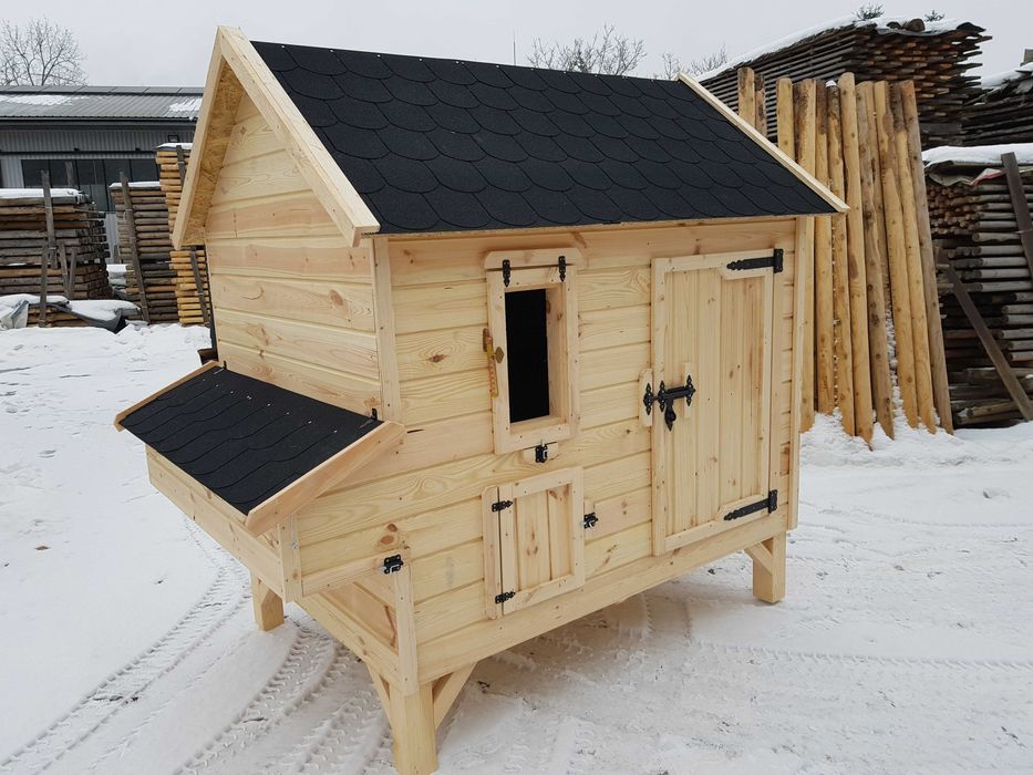 Kurnik dla kur 215x130x210 klatka dla drobiu