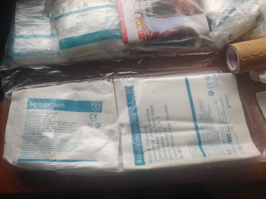 kit primeiros socorros