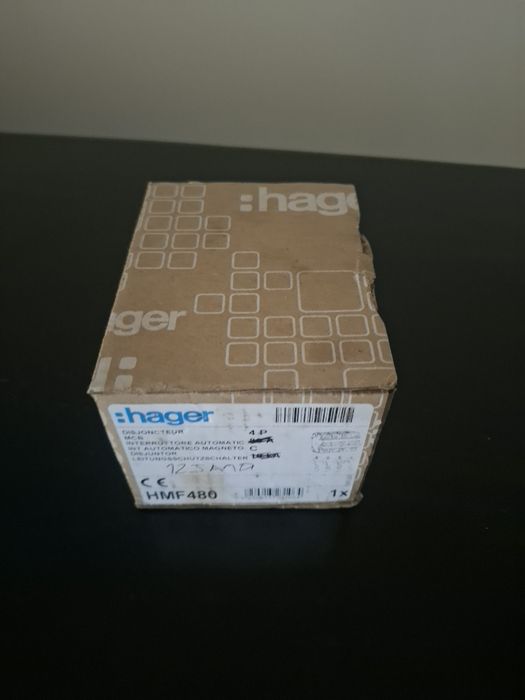 Disjuntor Hager HMD499 125A 4P Curva D 15kA