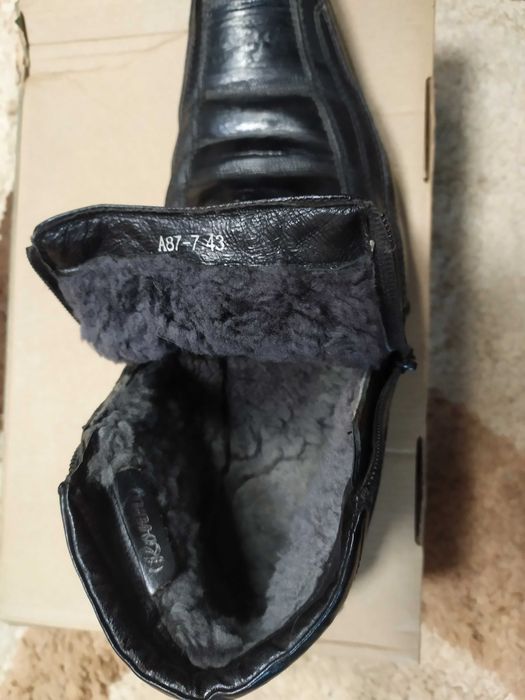 Мужские зимние полуботинки