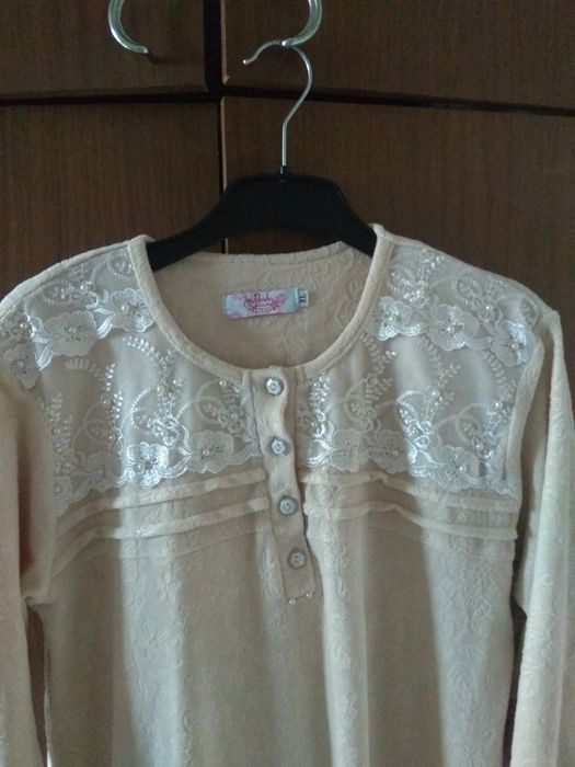 XL Gruba Ciepła koszula nocna Marhaba