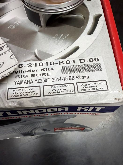 Cilindro e pistão Yamaha yzf 250