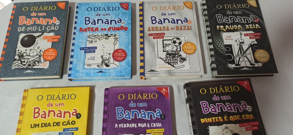 Livros Diário de um Banana - como novos!