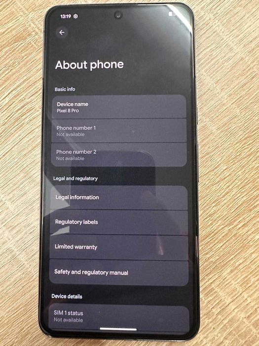 Google Pixel 8 Pro Obsidiana 128GB- Usado em bom estado- Com Factura