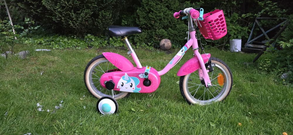 Rowerek dziecięcy B'twin  unicorn 14"