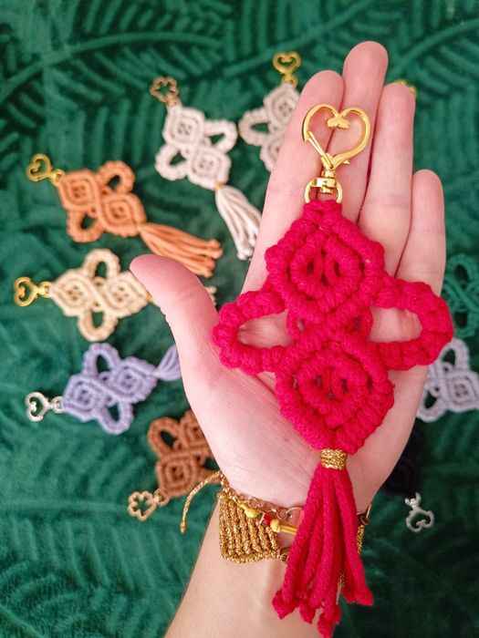 Breloki w stylu Boho, na szczęście koniczyn,serce,kot, prezent. Różne