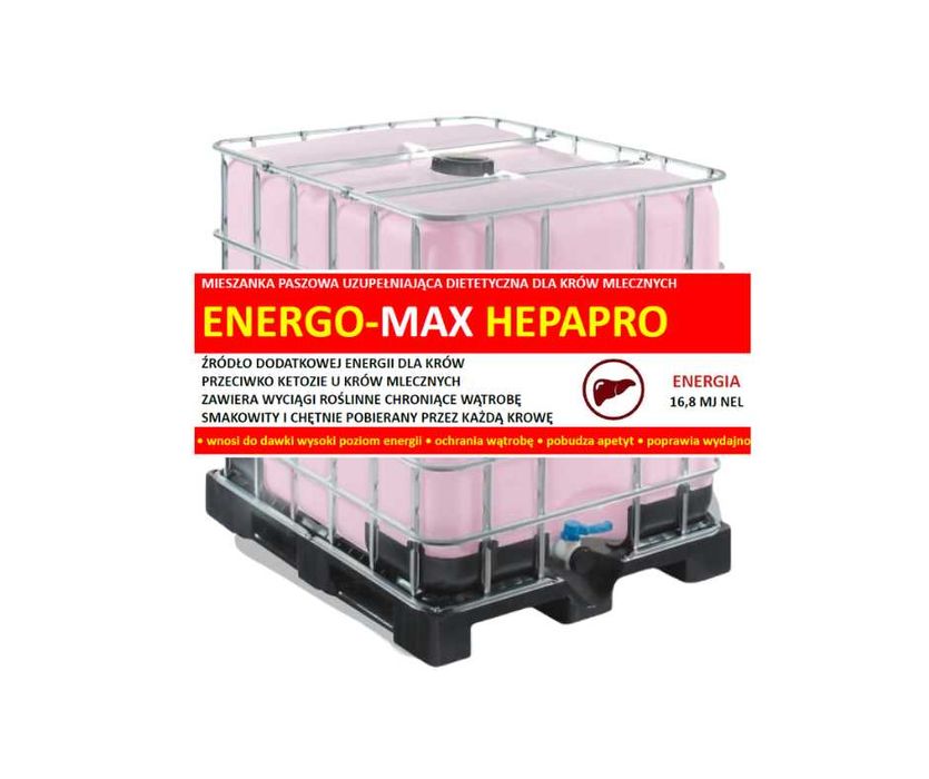Gliceryna - Energia dla Krów 16,8 MJ. Energo-max Hepapro 1000kg