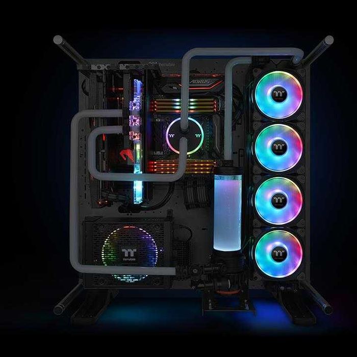 Thermaltake Riing Duo 12 3-pack ARGB кулери (CL-F073-PL12SW-A)