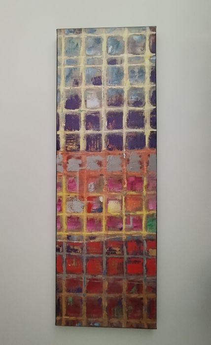 Quadro decorativo Gato preto (150cm x 50cm)