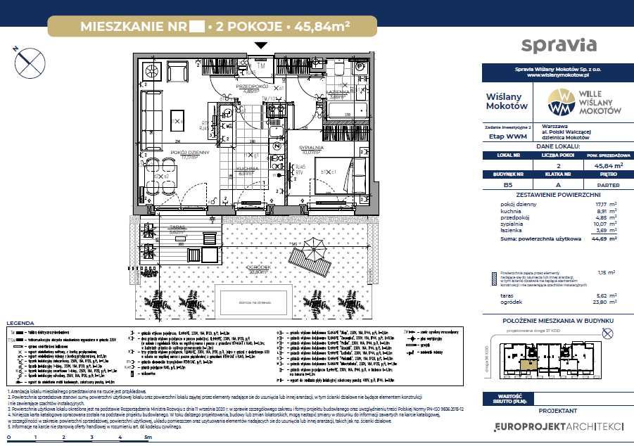 Mieszkanie – Warszawa, Sielce, Mokotów - Widok 5