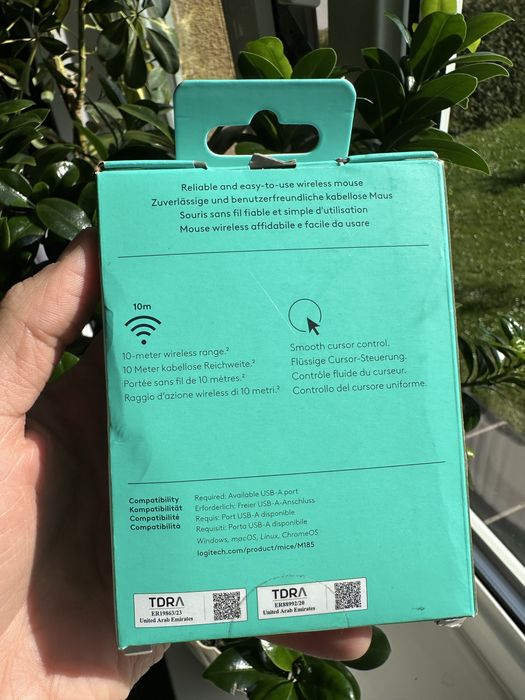 Myszka bezprzewodowa Logitech M185 sensor optyczny