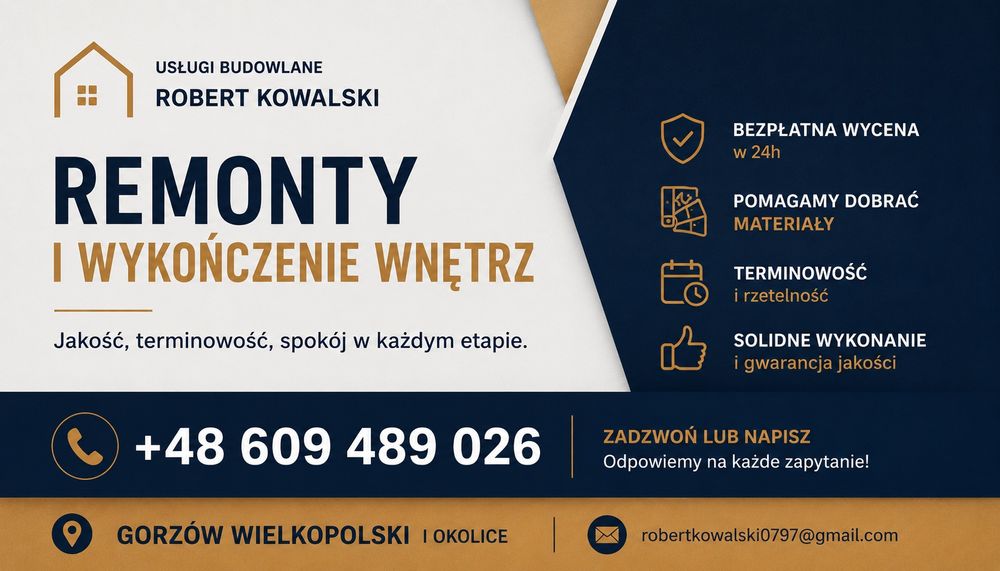 Usługi wykończeniowe