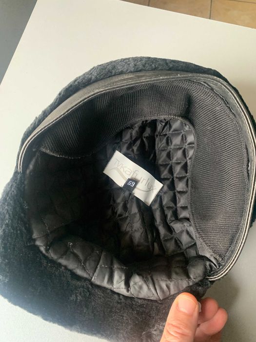 Кепка из норки с козырьком Tukafurlux