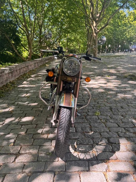 Royal Enfield Classic 350 reborn chrome bronze