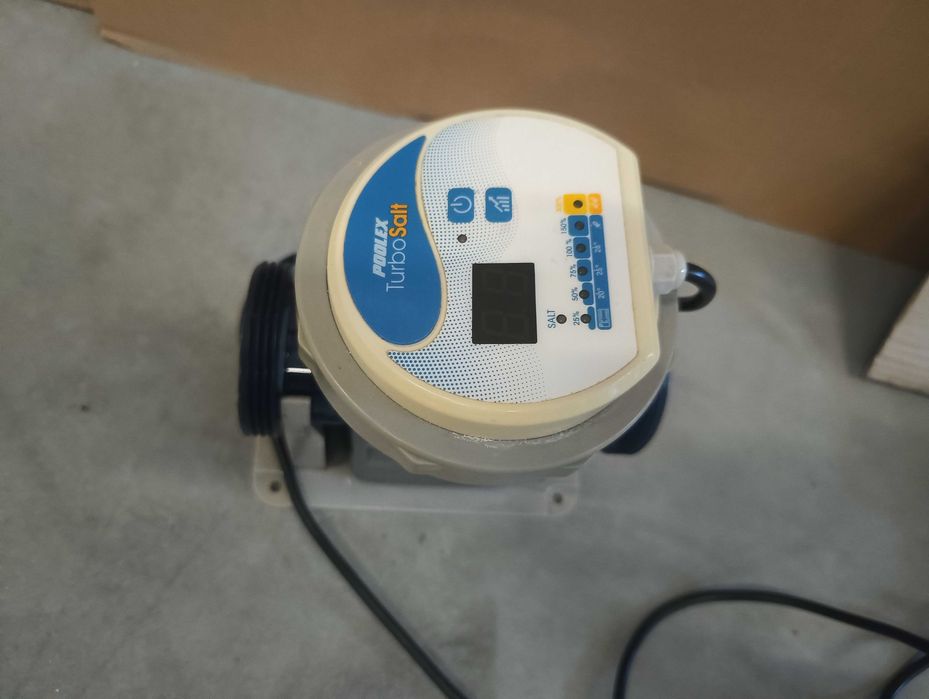 POOLEX Turbo Salt, Kompaktowy System Elektrolizy Basenowej, uzdatnianie wody do 80m3 model 800