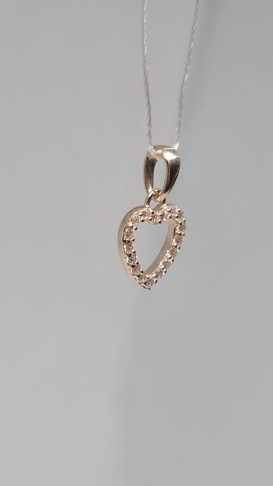 Підвіска "Серце" з червоного золота. Sovissimo.