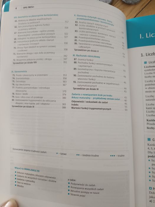 Matematyka rozszerzenie Repetytorium matura