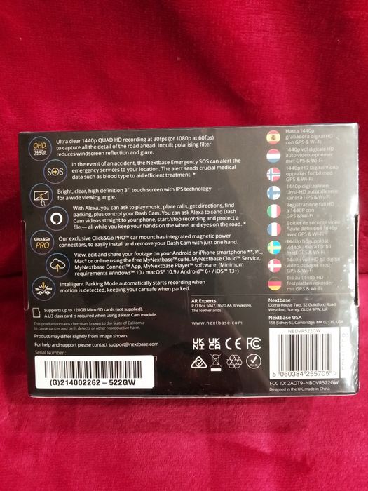 Wideorejestrator NEXTBASE 522GW