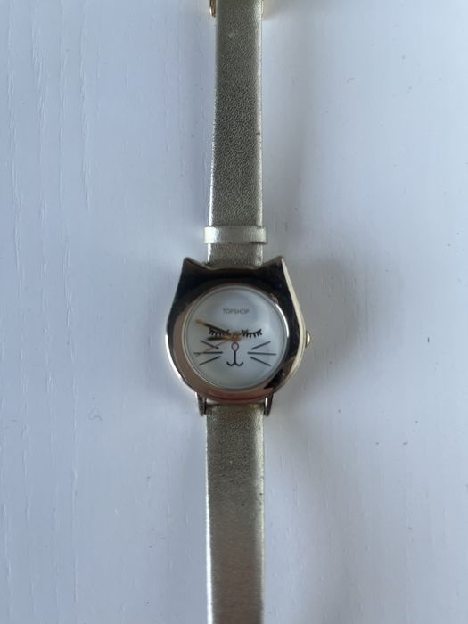 Zegarek kot topshop skórzany pasek