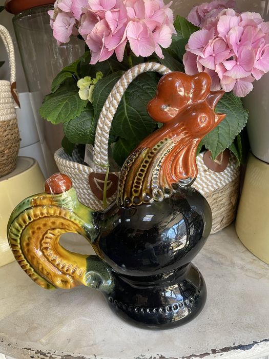 Статуетка, майоліка, кераміка, штоф, півник