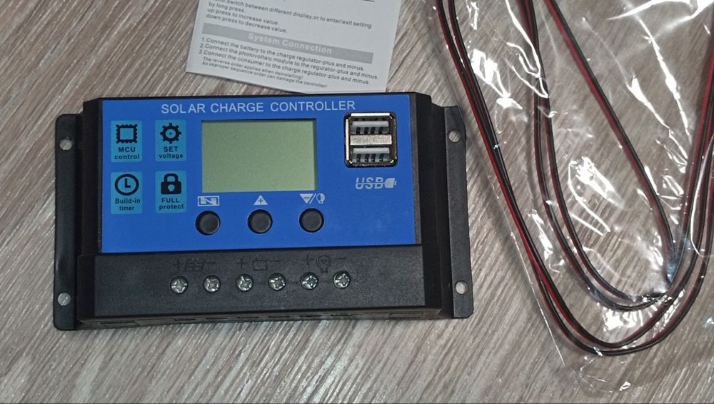 Контроллер заряда солнечной панели 50А