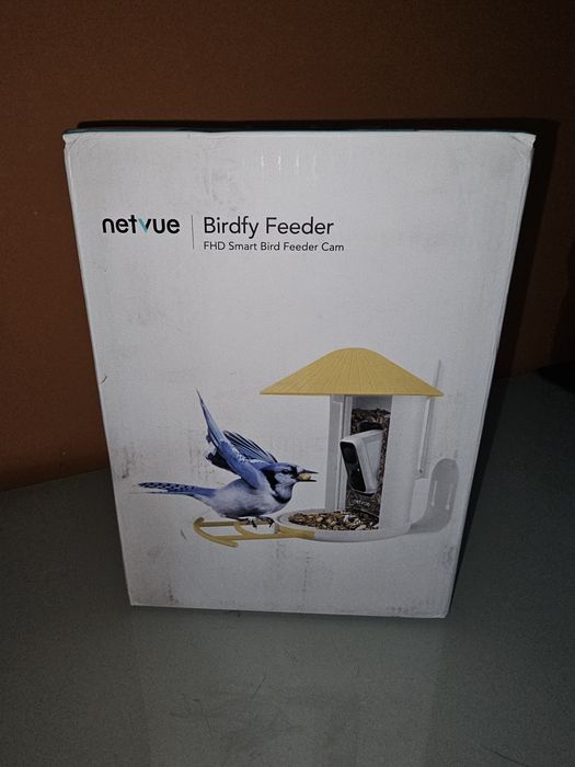 Netvue by Birdfy Alimentador pássaros com câmera, observação de aves c