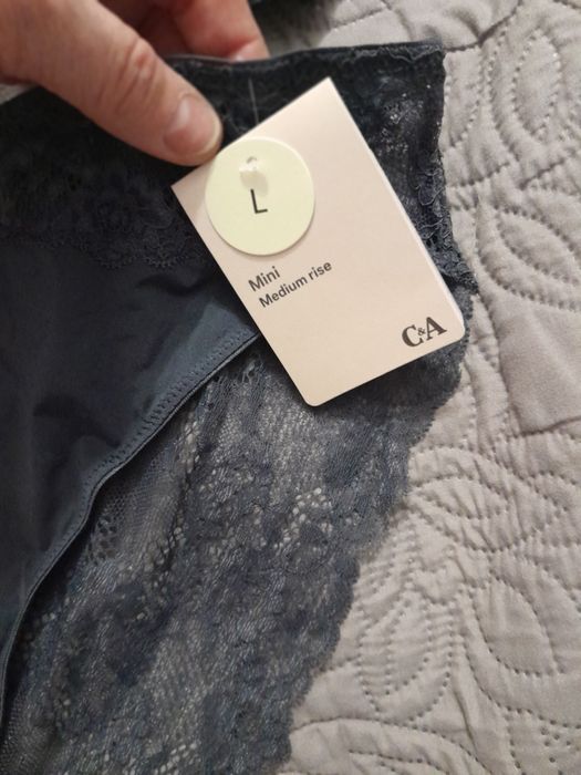 Komplet bielizny grafit C&A 85D