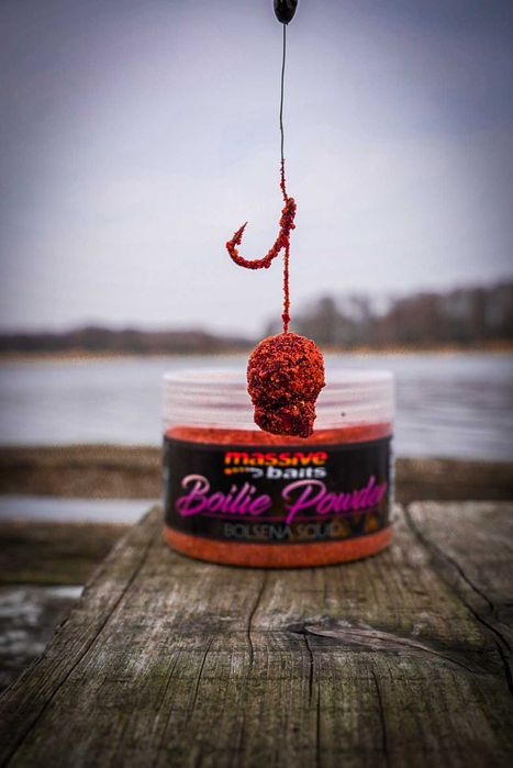 Posypka DIP Massive Baits Boilie Powder Strawberry Bergamotta