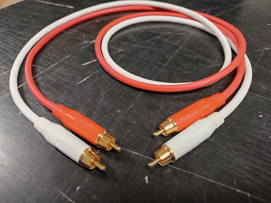 Kabel RCA Interkonekt cinch stereo Amphenol czincze ACPR 2x 0,7m