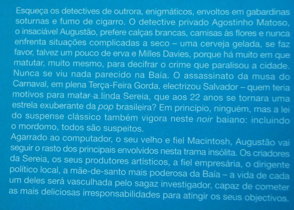 O Canto da Sereia (Um Noir Baiano) de Nelson Motta