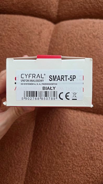 Domofon CYFRAL smart 5P NOWY biały
