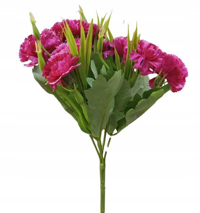 Goździki Bukiet Mieszany Kwiaty Sztuczne 30Cm