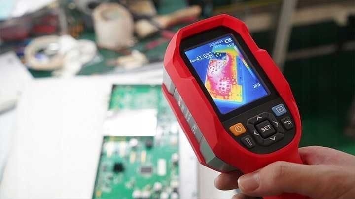 PROFESJONALNA Kamera termowizyjna pirometr akumulatorowa miernik