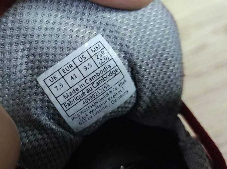Кросівки Jack Wolfskin (р. 41) ОРИГІНАЛ жіночі трекінгові туристичні