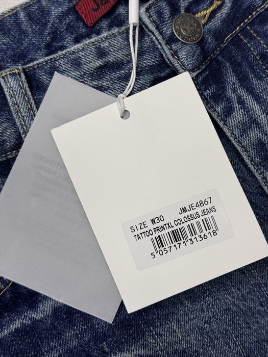 Шорти Jaded London Light Wash Blade 26-36 Colossus Jorts