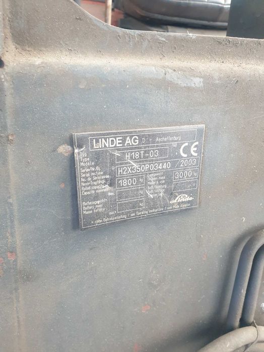 Wózek widłowy LINDE H 18 T