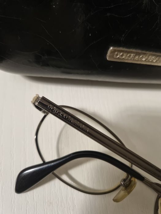Dolce&gabbana okulary oprawki futerał vintage