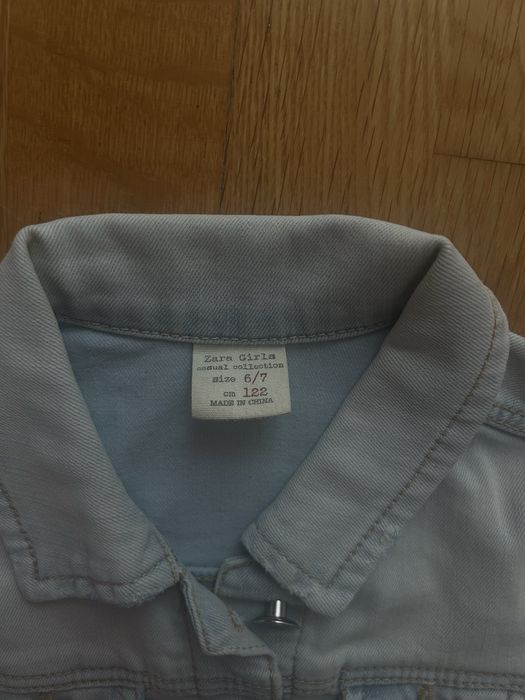 Casaco de ganga clara