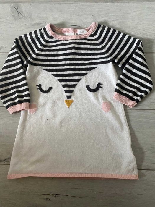 Sweterek tunika H&M rozm. 9-12