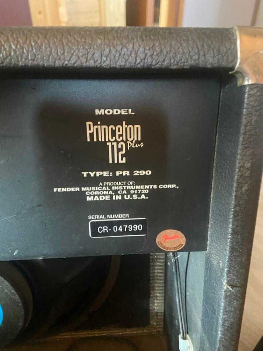 piec gitarowy Fender princeton 112 plus