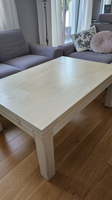 Stół drewniany rozkładany bukowy 120 x 80 i dostawki Edar Meble