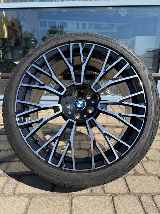Nowe koła 20 cali BMW X3 G45 G48 czarno srebrne