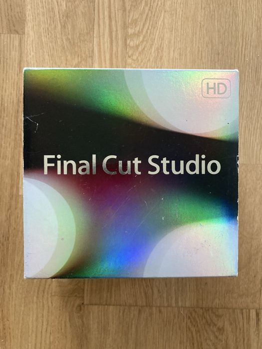 Final Cut Studio box macbook apple program