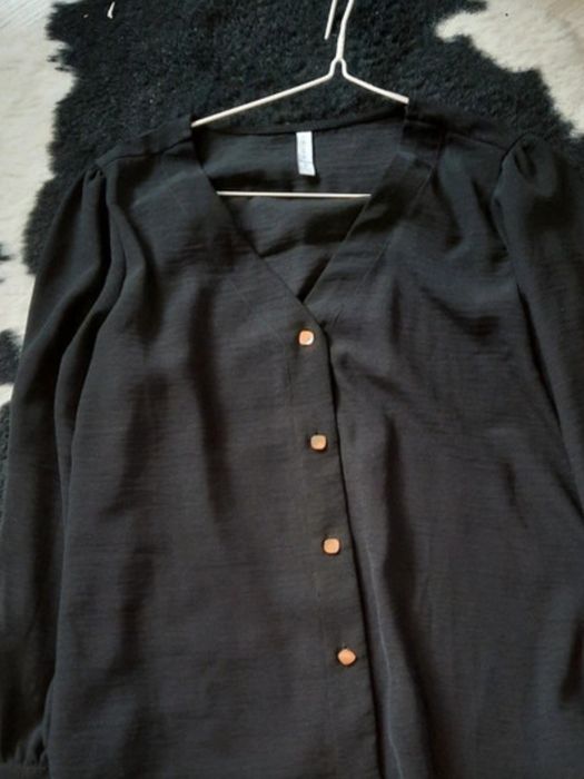 Bluzka czarna z długim rękawem