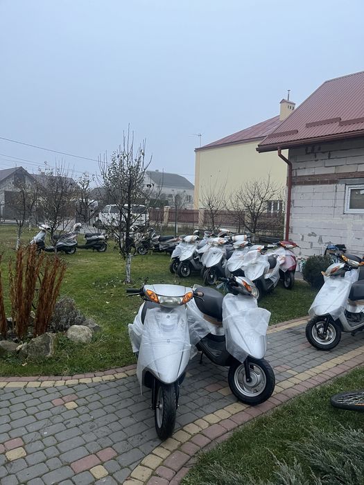 Свіжий завіз скутерів без пробігу по Україні з Японії