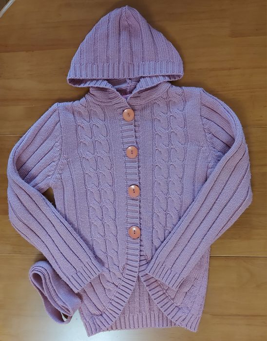 Кофта теплая вязанная