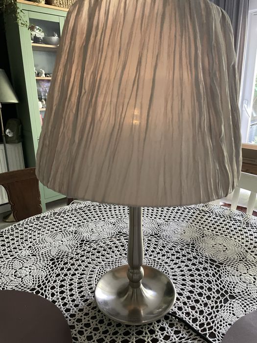 Lampa stolowa nocna abażur ikea